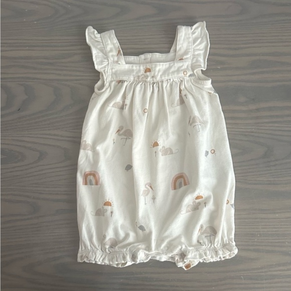 GAP BABY GIRL ORGANIC BUBBLE ROMPER